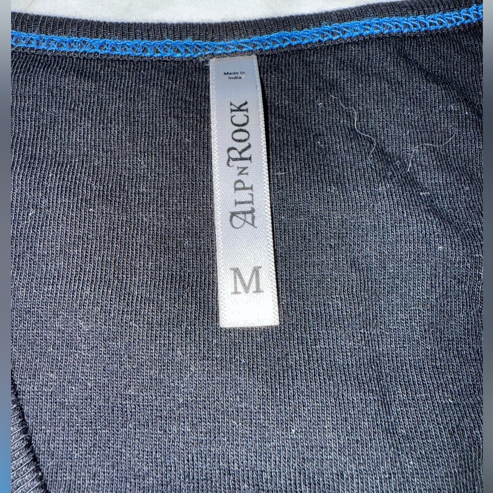 Alp N Rock Gray Blue Stripe Long Sleeve Tee - Picture 6 of 8